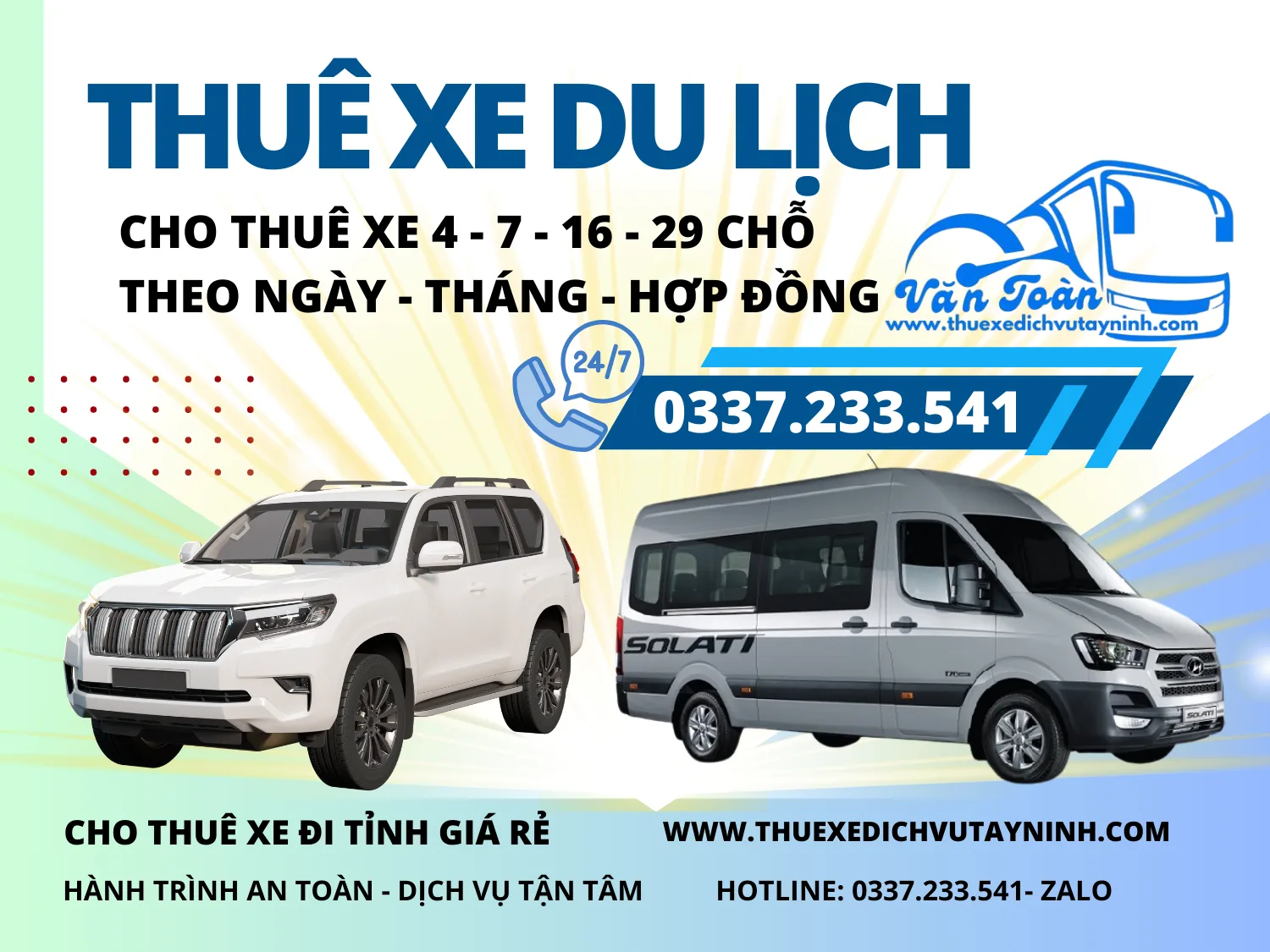 THUE XE DICH VU TAY NINH